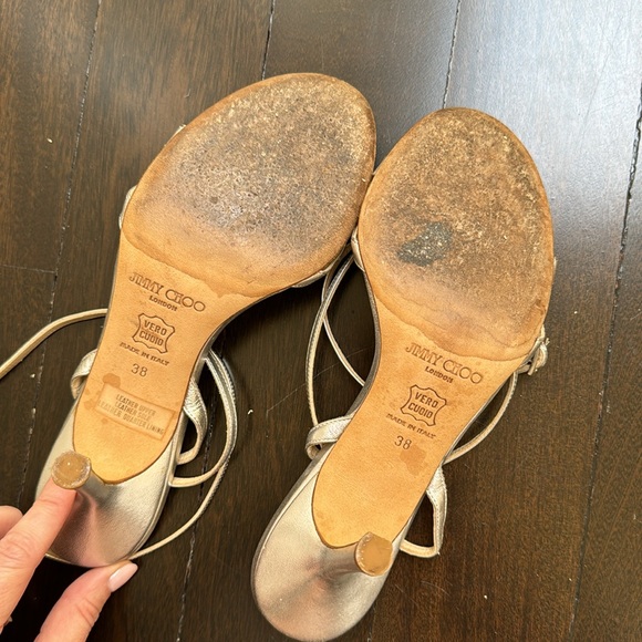 Jimmy Choo Strappy Heeled Sandals, Size 38 - Picture 2 of 5